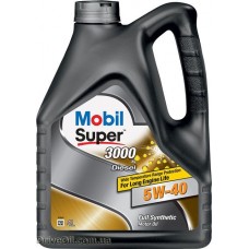 Моторна олива Mobil Super 3000 X1 Diesel 5W-40 4л