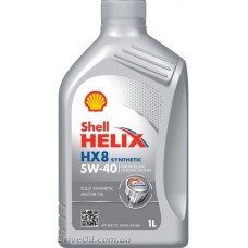 Моторна олива Shell Helix HX8 Synthetic 5W-40 1л